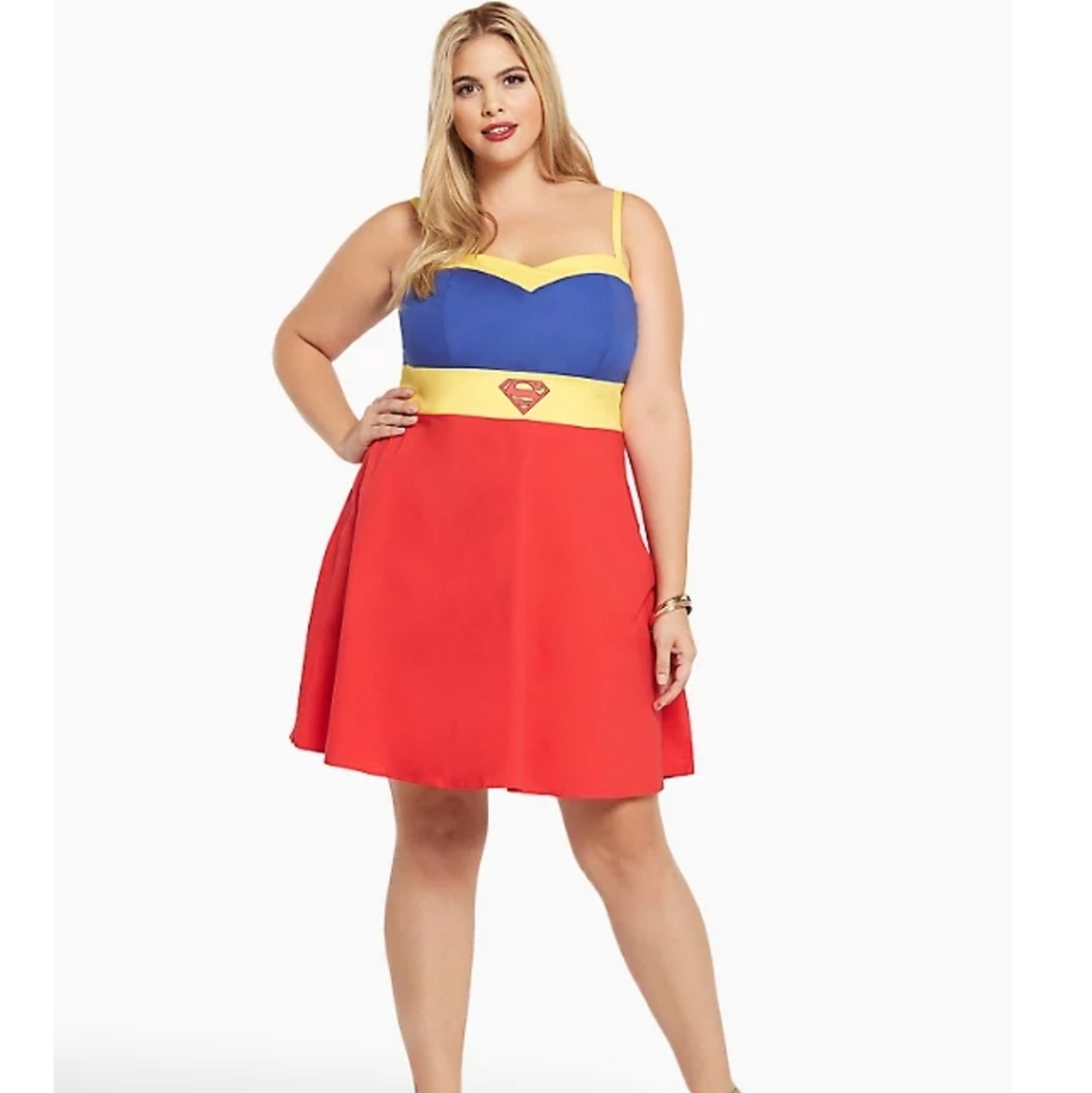 Torrid - Superman Cosplay Skater Dress